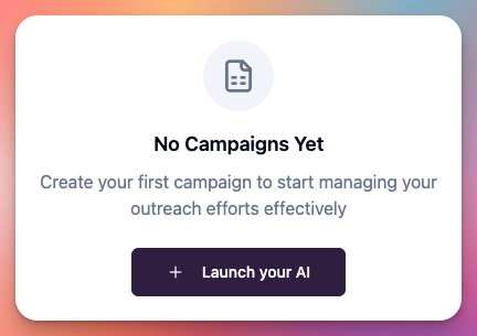 Campaigns > create Campaign button